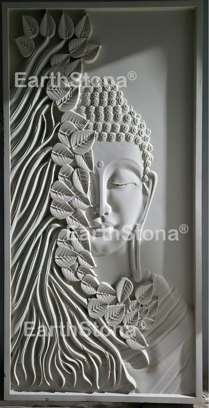 Vertical calm lord buddha