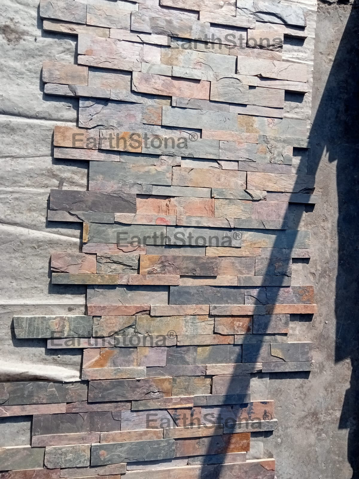 Natural Stone Cladding Multi Grey stone