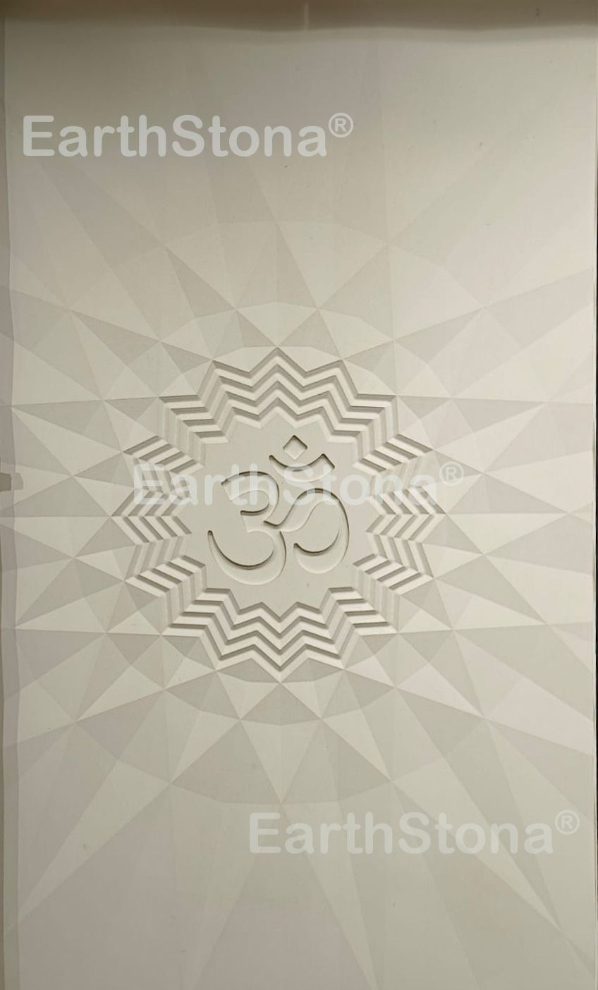 Om Stone Wall Panel For Puja Room